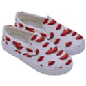 Summer Watermelon Pattern Kids  Canvas Slip Ons View3
