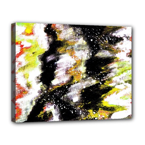 Canvas Acrylic Digital Design Art Canvas 14  X 11  (stretched) by Amaryn4rt