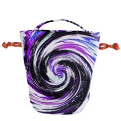 Canvas Acrylic Digital Design Drawstring Bucket Bag by Amaryn4rt