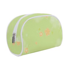 Aniseed Green Vintage Background Make Up Case (small) by Amaryn4rt