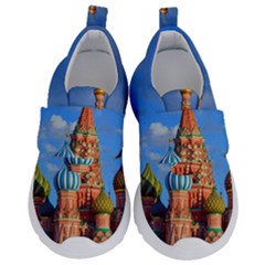 Architecture Building Cathedral Church Kids  Velcro No Lace Shoes by Modalart