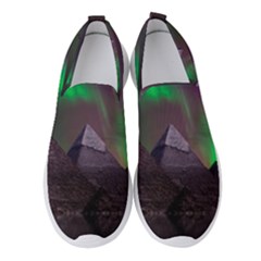 Fantasy Pyramid Mystic Space Aurora Women s Slip On Sneakers by Grandong