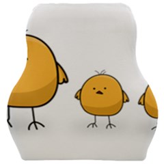 Chick Easter Cute Fun Spring Car Seat Velour Cushion  by Ndabl3x