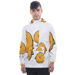 Chick Easter Cute Fun Spring Men s Front Pocket Pullover Windbreaker by Ndabl3x