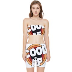 Cool Af Cool As Super Stretch Shorts And Tube Top Set by Ndabl3x