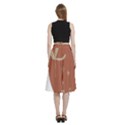 Abstract Pattern Art Drawing A-Line Full Circle Midi Skirt With Pocket View4