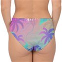 Palm Trees Leaves Plants Tropical Double Strap Halter Bikini Bottoms View2