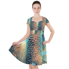 Photo Coral Great Scleractinia Cap Sleeve Midi Dress by Pakjumat