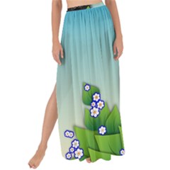 Kitten Black Furry Illustration Maxi Chiffon Tie-up Sarong by Sarkoni