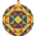 Background Geometric Color Round Trivet View2