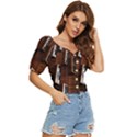 Abstract Architecture Building Business Button up blouse View3