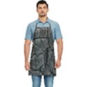 Coal Charred Tree Pore Black Kitchen Apron View1