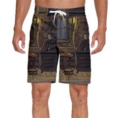Adventure Time Finn The Human Jake The Dog Men s Beach Shorts by Sarkoni
