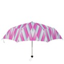 Geometric 3d Design Pattern Pink Folding Umbrellas View3