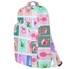 Christmas Wreath Advent Double Compartment Backpack by Modalart