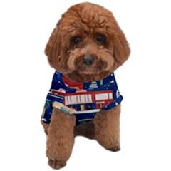 Background Mid Century Modern Dog T-shirt by Modalart