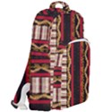 Textile Pattern Abstract Fabric Double Compartment Backpack View2