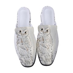Owl Bird Wildlife Bird Of Prey Women s Classic Backless Heels by Modalart