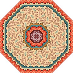 Ethnic-tribal-pattern-background Straight Umbrellas by Apen
