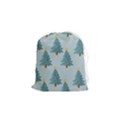 Christmas Trees Time Drawstring Pouch (Small) View1