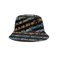 Close Up Code Coding Computer Bucket Hat (kids) by Amaryn4rt