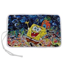 Art Cartoon Starry Night Van Gogh Pen Storage Case (l) by Modalart