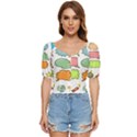 Set Collection Balloon Image Button up blouse View1