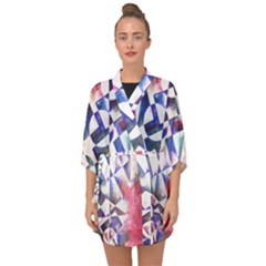 Abstract Art Work 1 Half Sleeve Chiffon Kimono by mbs123