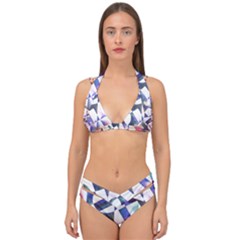 Abstract Art Work 1 Double Strap Halter Bikini Set by mbs123