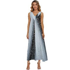 Rain Raindrop Drop Of Water Drip V-neck Sleeveless Loose Fit Overalls by Amaryn4rt
