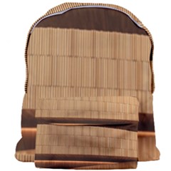 Architecture Art Boxes Brown Giant Full Print Backpack by Amaryn4rt