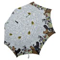 Dog Puzzle Maze Bee Butterfly Hook Handle Umbrellas (Small) View2