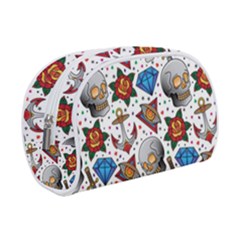 Full Color Flash Tattoo Patterns Make Up Case (small) by Bedest