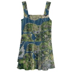 Map Illustration Gta Kids  Layered Skirt Swimsuit by Pakjumat