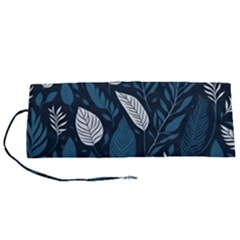 Pattern Flower Texture Roll Up Canvas Pencil Holder (s) by Pakjumat