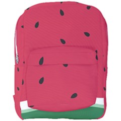 Minimalist Summer Watermelon Wallpaper Full Print Backpack by Pakjumat