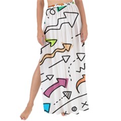 Desktop Pattern Art Graphic Design Maxi Chiffon Tie-up Sarong by Hannah976