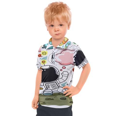 Sketch Cute Child Funny Kids  Polo T-shirt by Hannah976