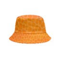 Orange Mosaic Structure Background Inside Out Bucket Hat (Kids) View2