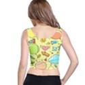 Cute Sketch Child Graphic Funny Crop Top View3