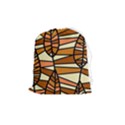 Autumn Leaf Mosaic Seamless Drawstring Pouch (Medium) View1