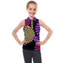 Seamless Halloween Day Of The Dead Kids  Sleeveless Polo T-Shirt View1