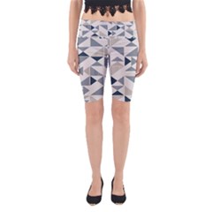 Geometric Triangle Modern Mosaic Yoga Cropped Leggings by Hannah976