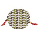 Leaf Plant Pattern Seamless Drawstring Bucket Bag View3