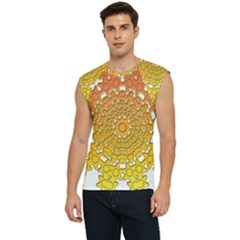 Mandala Background Image Ornament Men s Raglan Cap Sleeve T-shirt by Hannah976