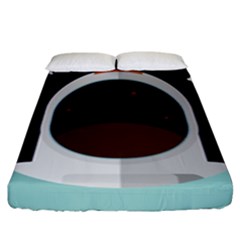 Astronaut Space Astronomy Universe Fitted Sheet (king Size) by Sarkoni