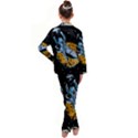 Astronaut Planet Space Science Kids  Satin Long Sleeve Pajamas Set View2