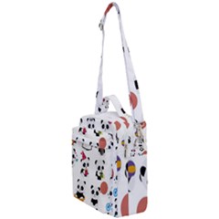 Playing Pandas Cartoons Crossbody Day Bag by Apen