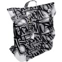 Hip Hop Music Drawing Art Graffiti Buckle Up Backpack View2