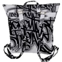 Hip Hop Music Drawing Art Graffiti Buckle Up Backpack View3